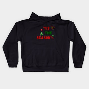 'Tis the Season Jolly Holiday Christmas Apparel Kids Hoodie